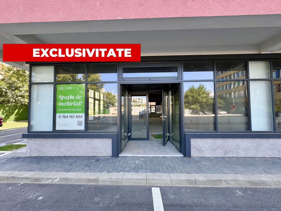 Închiriere Spațiu Comercial 118 mp- Unirea Towers. 2 parcări incluse.