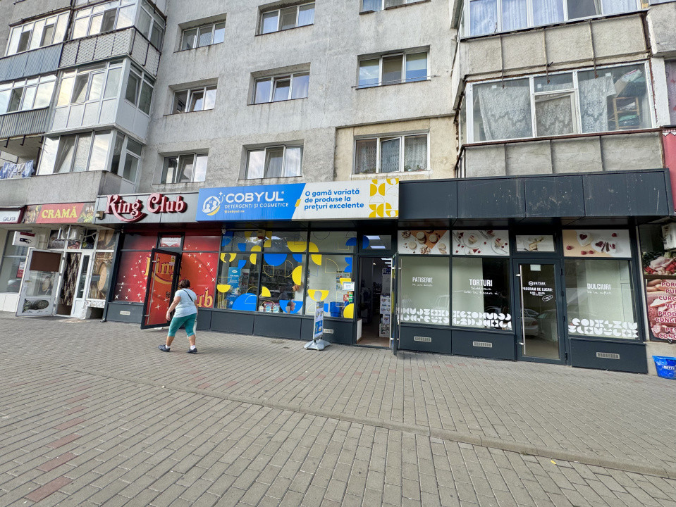 Închiriere Spațiu Comercial cu vad- 76 mp- 2 accese- Mircea cel Batran