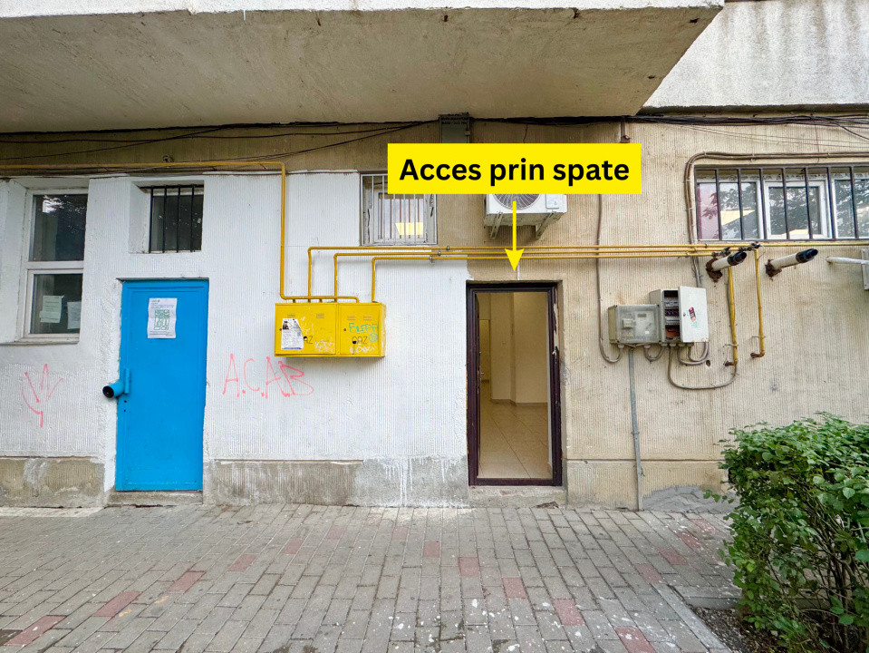 Închiriere Spațiu Comercial cu vad- 76 mp- 2 accese- Mircea cel Batran