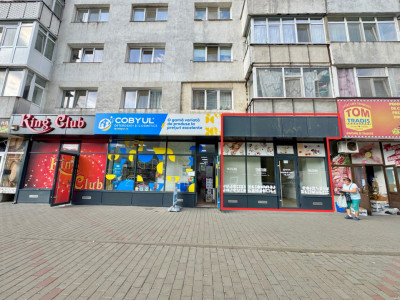 Închiriere Spațiu Comercial cu vad- 76 mp- 2 accese- Mircea cel Batran