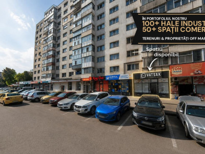 Închiriere Spațiu Comercial cu vad- 76 mp- 2 accese- Mircea cel Batran