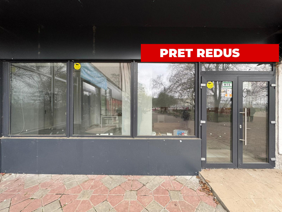 Inchiriere Spațiu Comercial Vitrat, 52 mp Podul Ros