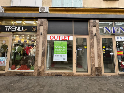 Inchiriere Spațiu Comercial Vitrat, 40 mp Piata Unirii - Cuza Voda