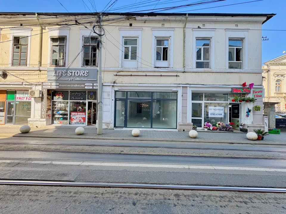 Închiriere Spațiu Comercial Stradal 71 mp- Piața Unirii- Vitrină 5 ml