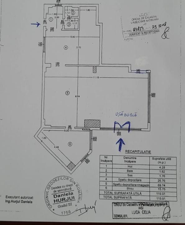 Inchiriere Spațiu Comercial Vitrat, 119 mp CUG - Pizza Nico