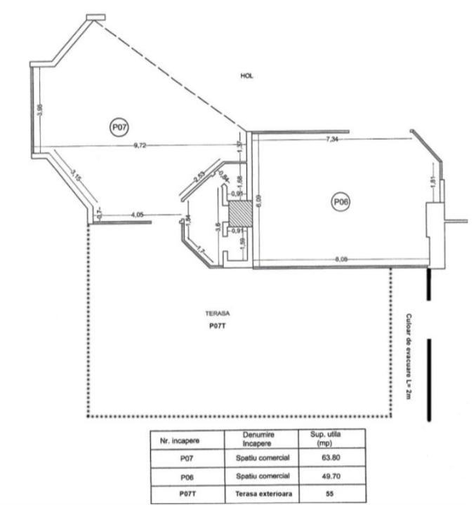 Inchiriere Spațiu Comercial Ultracentral - Hala Centrala- 113mp Parter