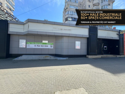 Inchiriere Spațiu Comercial Vitrat, 105mp Pacurari - Moara de Foc