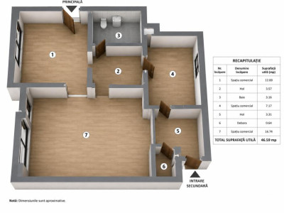 Vanzare Spatiu Comercial Nicolina - 46,59mp