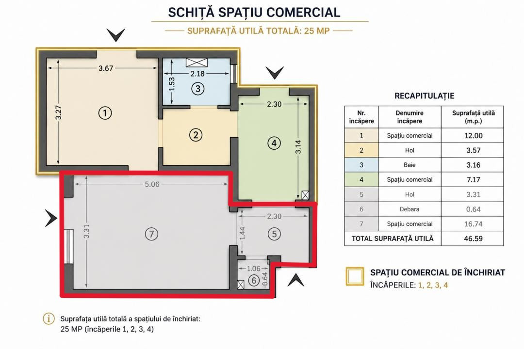 Inchiriere Spațiu Comercial | 20mp | Gara Nicolina |Disponibil imediat
