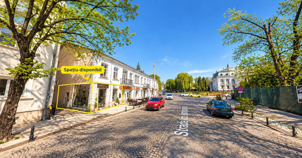 Spatiu Central- 21 mp- zona Bd. Stefan cel Mare, 21 mp. Randament >8%
