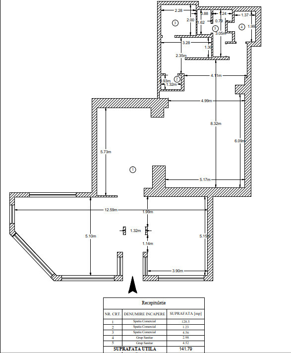Inchiriere Spațiu Comercial  144mp Pacurari - INTERSECTIE MOARA DE FOC