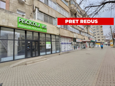 Închiriere Spațiu Comercial 83 mp- Păcurari la Bulevard. Vitrină 8 ml