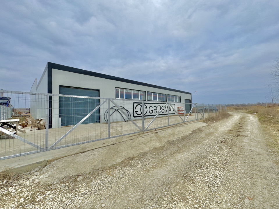 Vânzare Hală 600 mp + Teren 1150 mp- Tomești- Depozitul Fiterman Farma