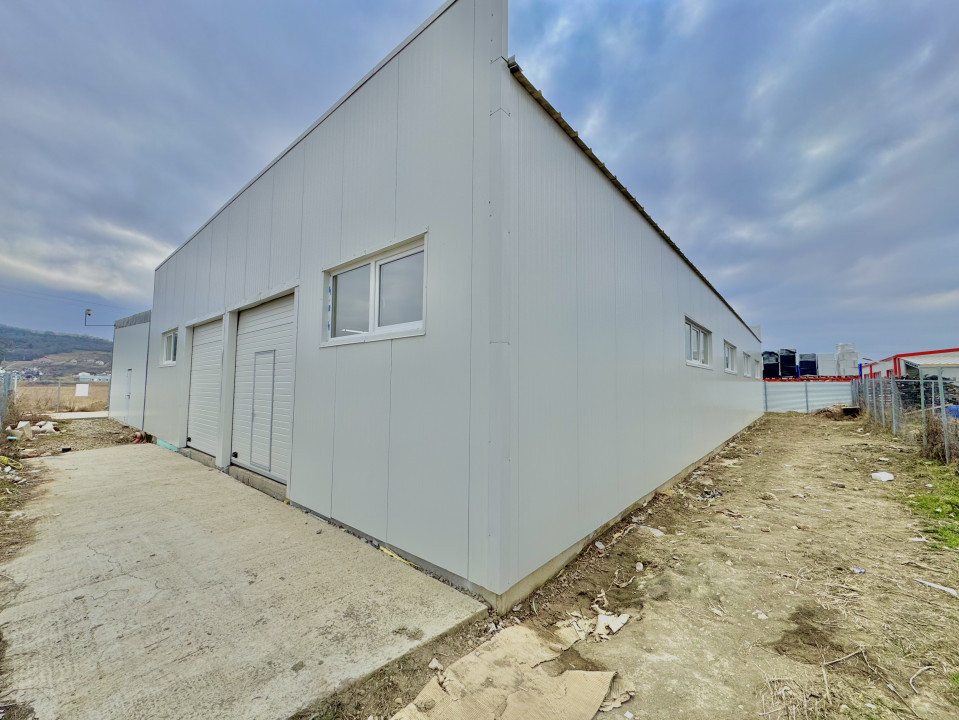 Vânzare Hală 600 mp + Teren 1150 mp- Tomești- Depozitul Fiterman Farma