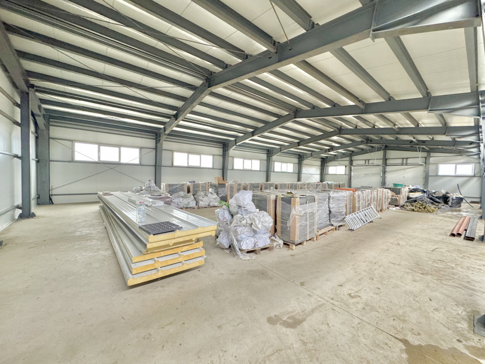 Vânzare Hală 600 mp + Teren 1150 mp- Tomești- Depozitul Fiterman Farma